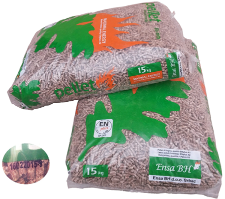 PELETI LESNI A2 ENSA  15KG