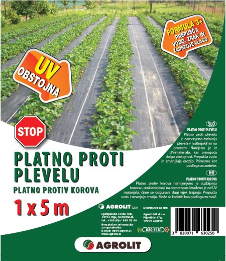 PLATNO PROTI PLEVELU    1X5M AGROLIT