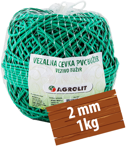 VEZALNA CEVKA PVC BUŽIR 2MM 1KG - AGROLIT