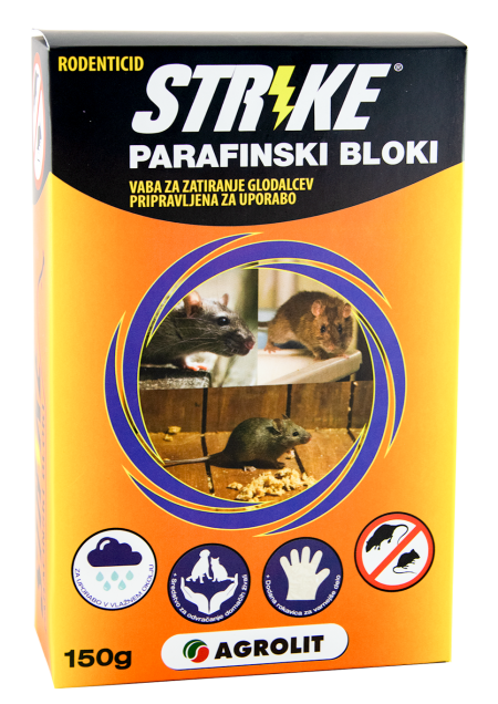 STRIKE PARAFINSKI BLOKI 150G - AGROLIT  