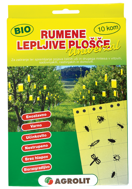 RUMENE LEPLJIVE PLOŠČE UNIVERZAL - AGROLIT