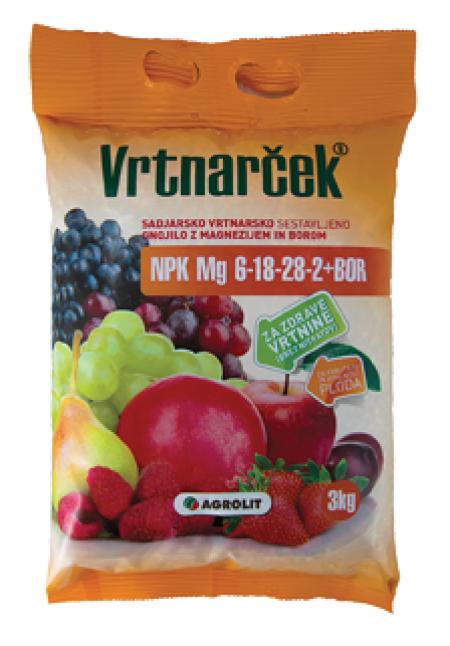 VRTNARČEK 6-18-28+MG,BOR  3KG