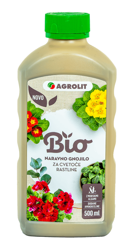 BIO GNOJILO ZA CVETOČE RASTLINE 0,5L