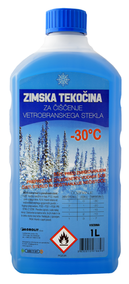 ZIMSKA TEKOČINA ZA STEKLA VITREKS 2,5L - AGROLIT