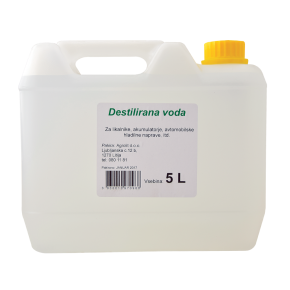 VODA DESTILIRANA 5 L - AGROLIT