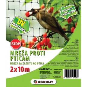 MREŽA PROTI PTICAM  2X10M AGROLIT