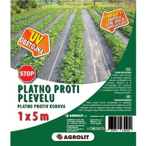 PLATNO PROTI PLEVELU    1X5M AGROLIT