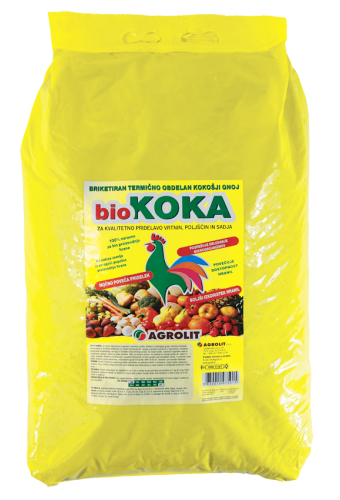 BIOKOKA - BRIKETIRAN KOKOŠJI GNOJ 20KG