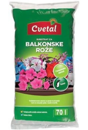 CVETAL ZEMLJA ZA BALKONSKE ROŽE 70L