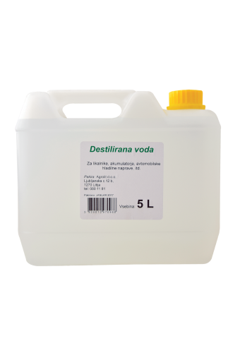 VODA DESTILIRANA 5 L - AGROLIT