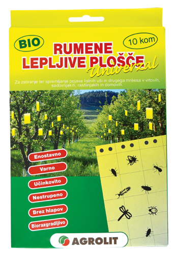 RUMENE LEPLJIVE PLOŠČE UNIVERZAL - AGROLIT